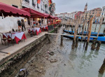 *EXCLUSIVE* Exceptional low tide in Venice has caused the famous canals to Exceptional low tide which have caused canals and Grand Canal to dry up.