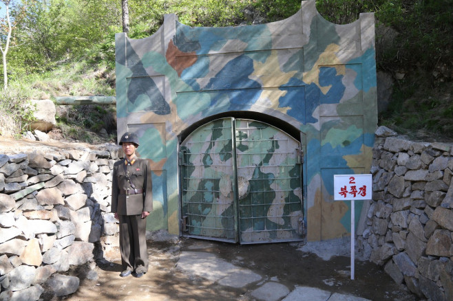 DPRK-PUNGGYE-RI-NUCLEAR TEST SITE-DEMOLITION