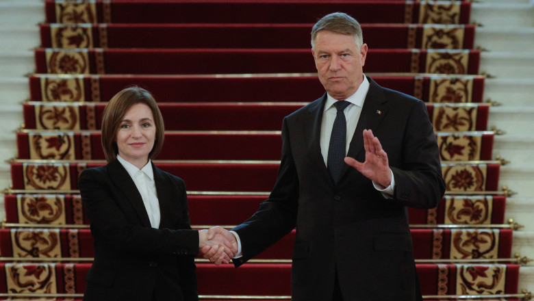 Preşedintele Republicii Moldova, Maia Sandu, a fost primită joi, la Palatul Cotroceni, de preşedintele Klaus Iohannis.
