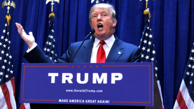 Donald Trump susţine un discurs pe 16 iunie 2015