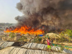 Fire breaks out at Balukhali Rohingya Refugee camp