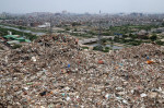 Environment waste at Ghazipur Landfill site in New Delhi, India - 28 Jul 2020
