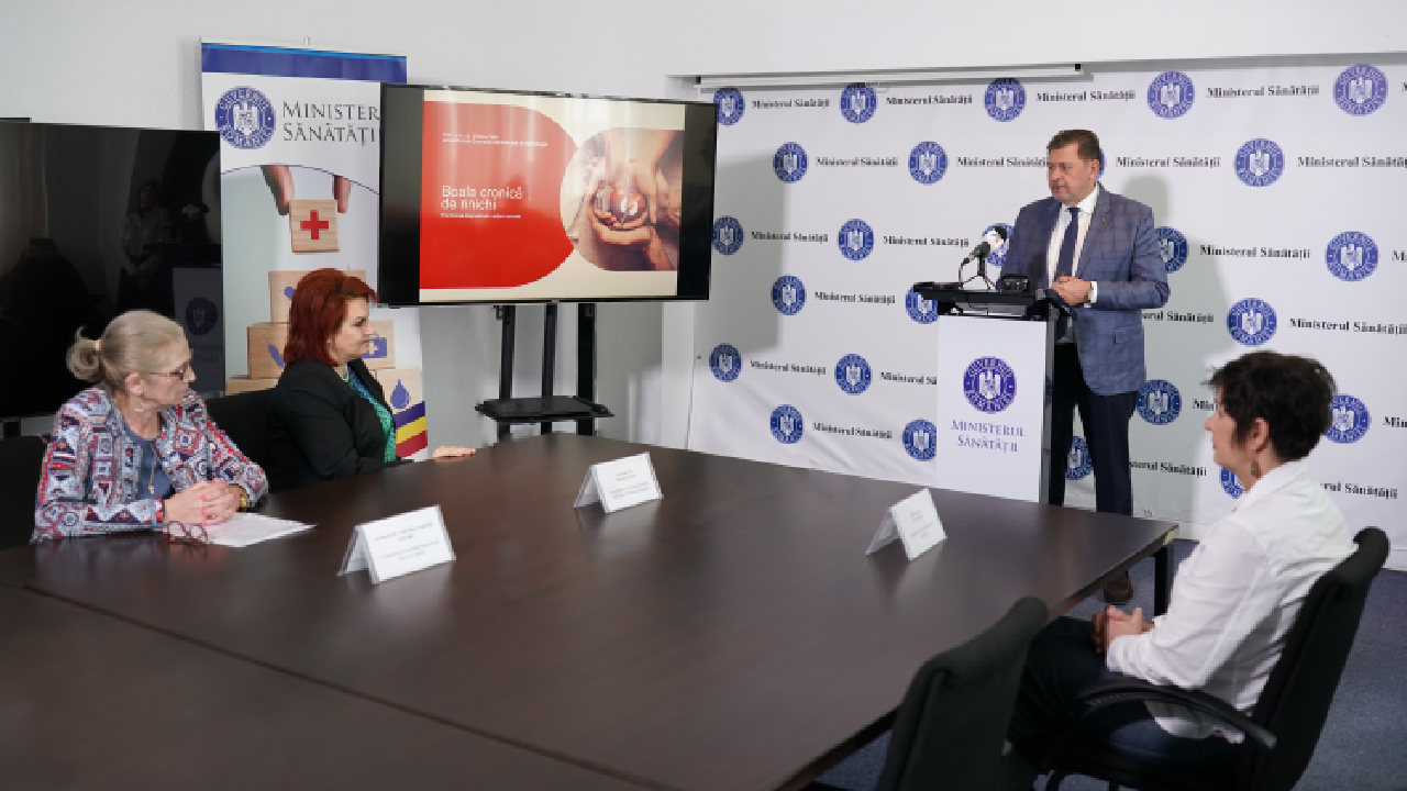 Lansarea campaniei naționale de informare și conștientizare pentru Boala Cronică de Rinichi