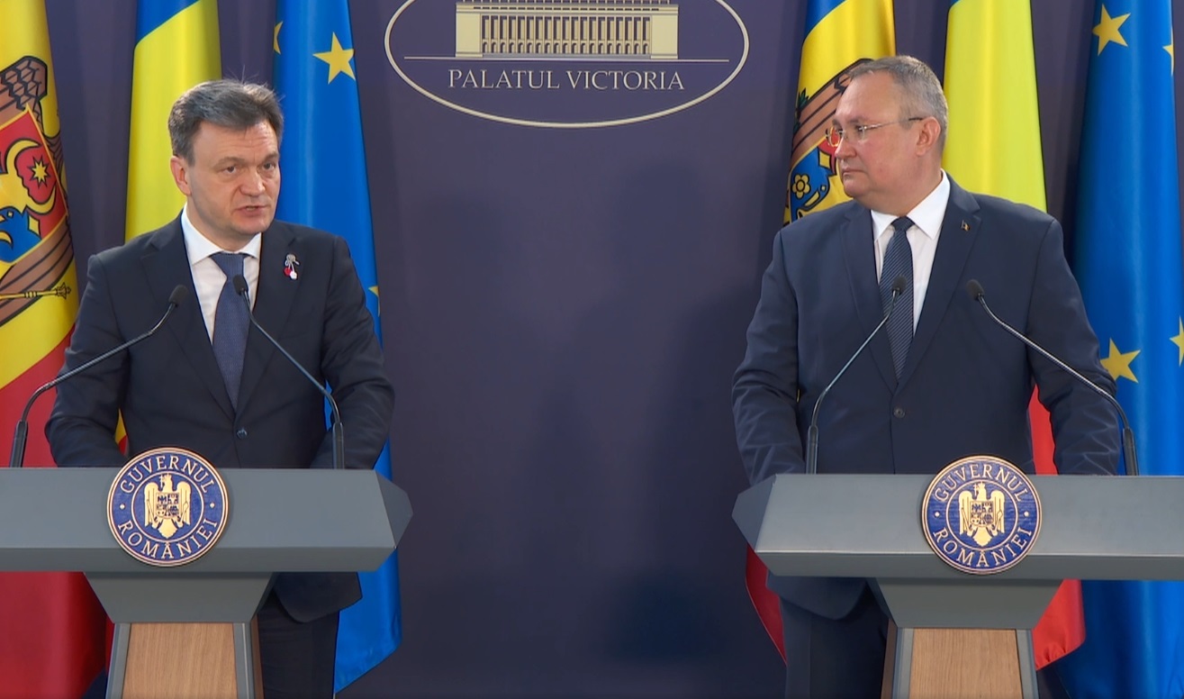 Dorin Recean, la București: România ne-a ajutat enorm în depășirea crizei energetice, rămâne avocatul nostru pentru parcursul european