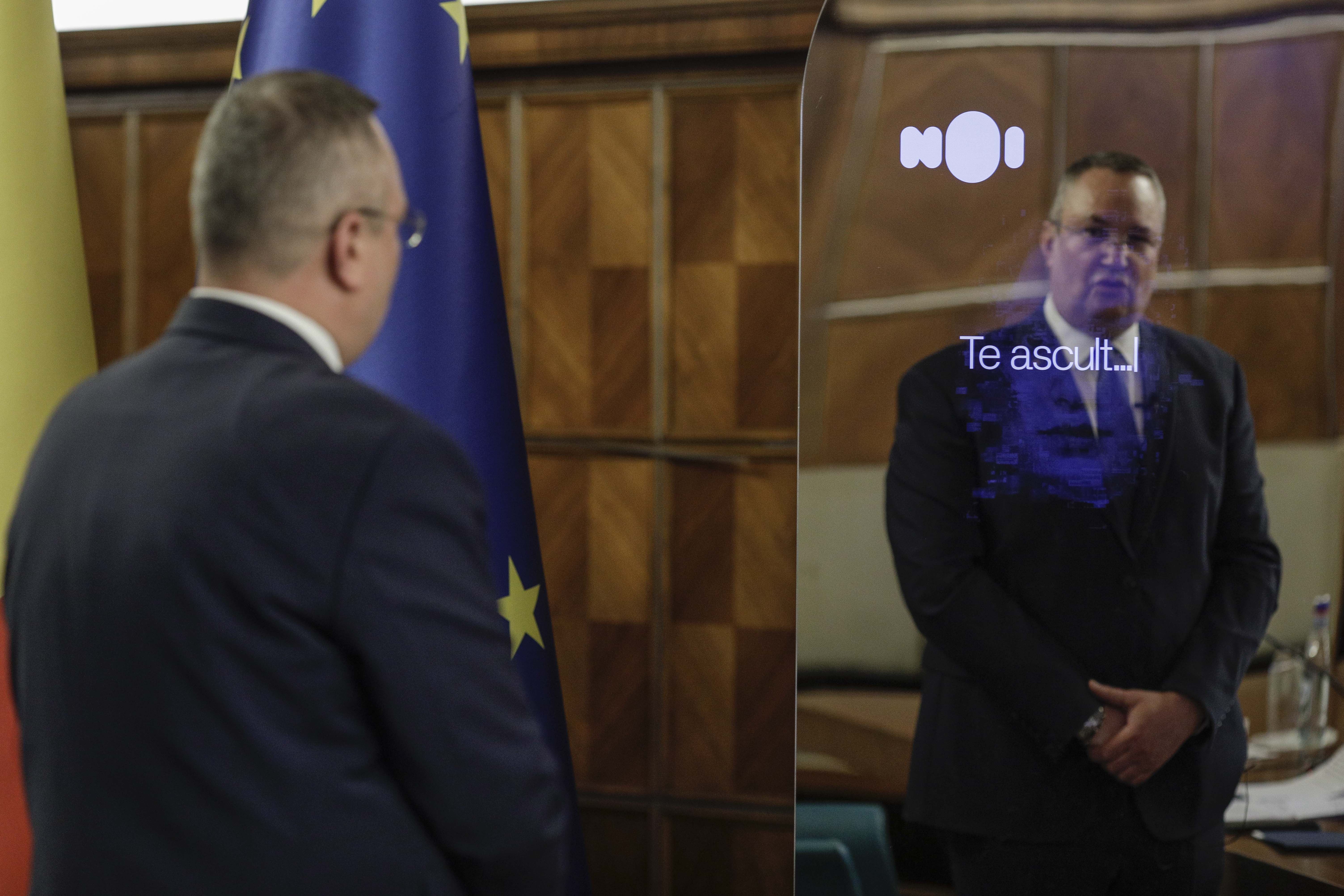 Guvernul și-a luat robot. Îl cheamă Ion și este consilierul lui Ciucă