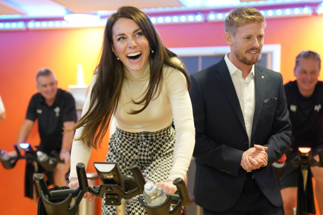 Prince William and Catherine Princess of Wales visit the Aberavon Leisure and Fitness Centre, Port Talbot, Wales, UK - 28 Feb 2023