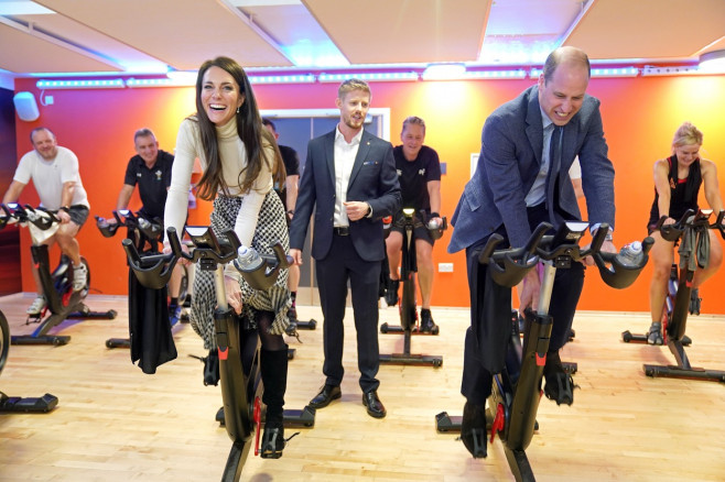 Prince William and Catherine Princess of Wales visit the Aberavon Leisure and Fitness Centre, Port Talbot, Wales, UK - 28 Feb 2023