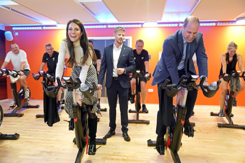 Prince William and Catherine Princess of Wales visit the Aberavon Leisure and Fitness Centre, Port Talbot, Wales, UK - 28 Feb 2023