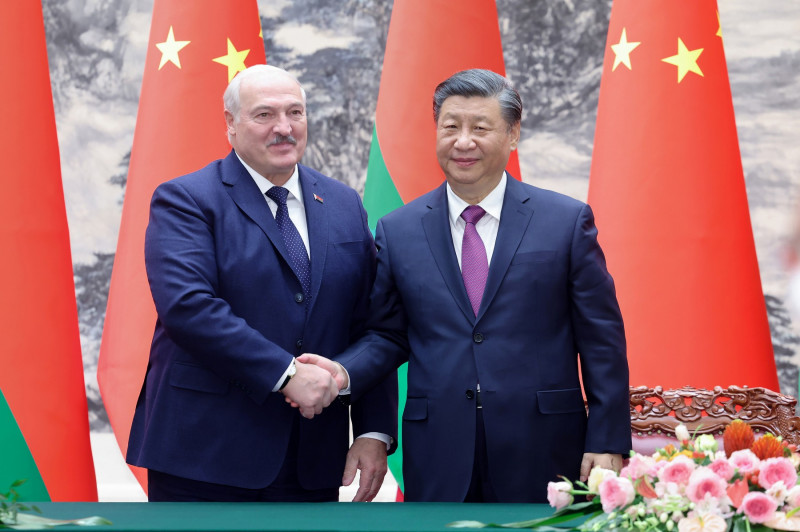 CHINA BEIJING XI JINPING BELARUS LUKASHENKO TALKS (CN)