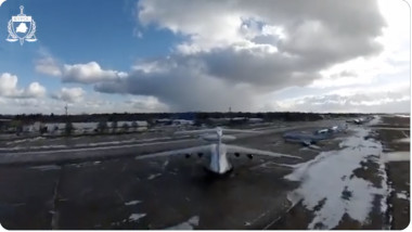 Avion-spion rusesc A-50 parcat pe aeroportul de lângă Minsk