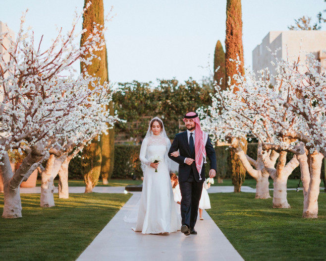 wedding of Princess Iman bint Abdullah II and Mr. Jameel Alexander Thermiotis Photo: Royal Hashemite Court / Albert Nieboer / Netherlands OUT / Point de Vue OUT