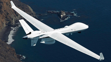 SKYGUARDIAN The MQ-9B SkyGuardian also known as the Reaper or Predator An aerial surveillance drone which can also be armed with a Paveway missile. Photo: General Atomics Aeronautical Systems Inc