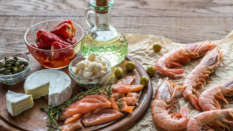 Ingredients for Mediterranean diet