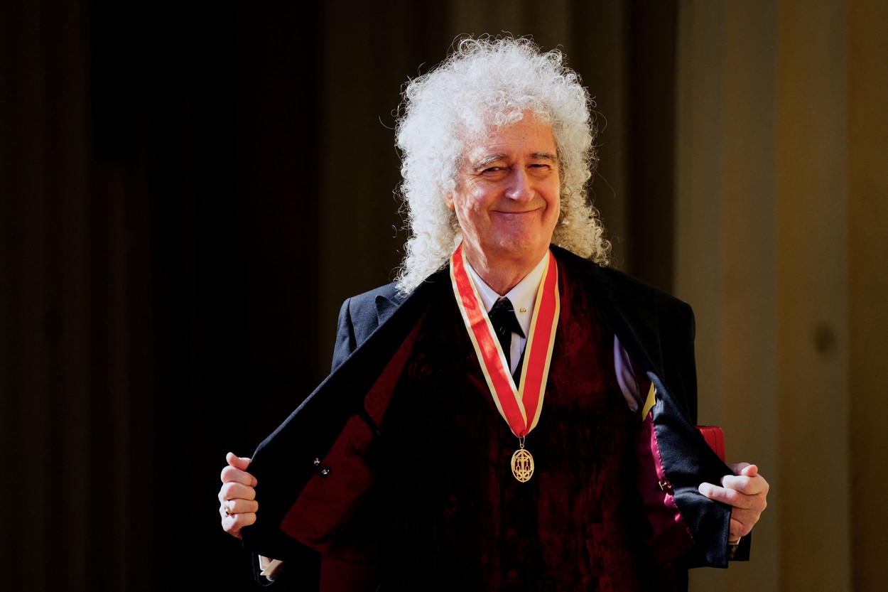 Brian May, chitaristul trupei Queen, a devenit cavaler al Ordinului Imperial Britanic