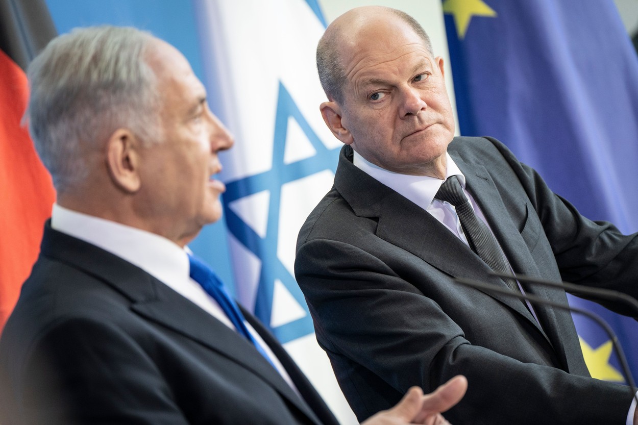 Scholz și Netanyahu s-au înțeles să continue cooperarea între Germania și Israel în domeniul exportului de armament