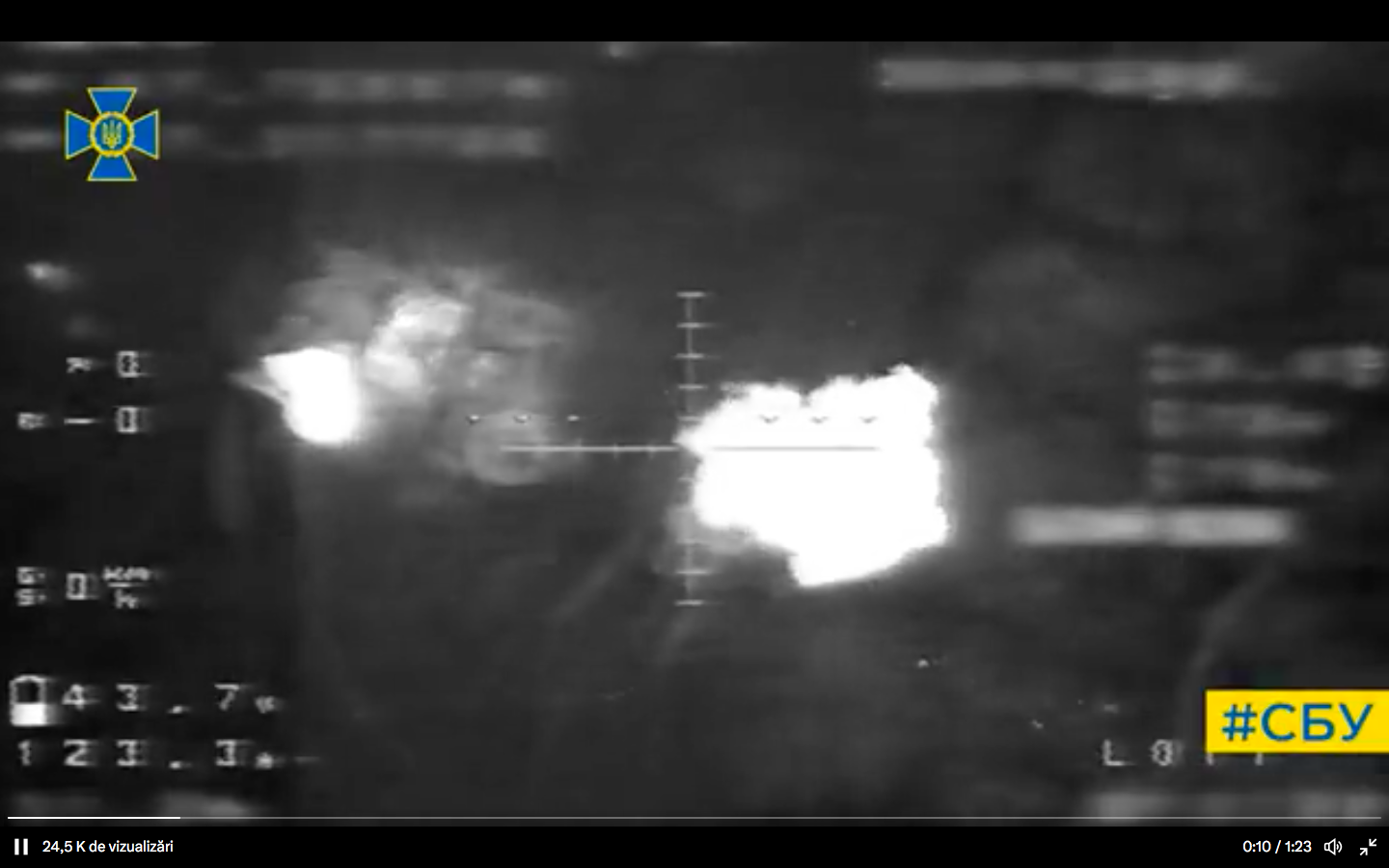 Ucrainenii au distrus 10 tancuri rusești într-o noapte. Explozii raportate în Sevastopol. Rușii au atacat satul New York din Donețk