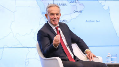 Tony Blair speaks at the Council on Foreign Relations, New York, USA - 04 Feb 2020