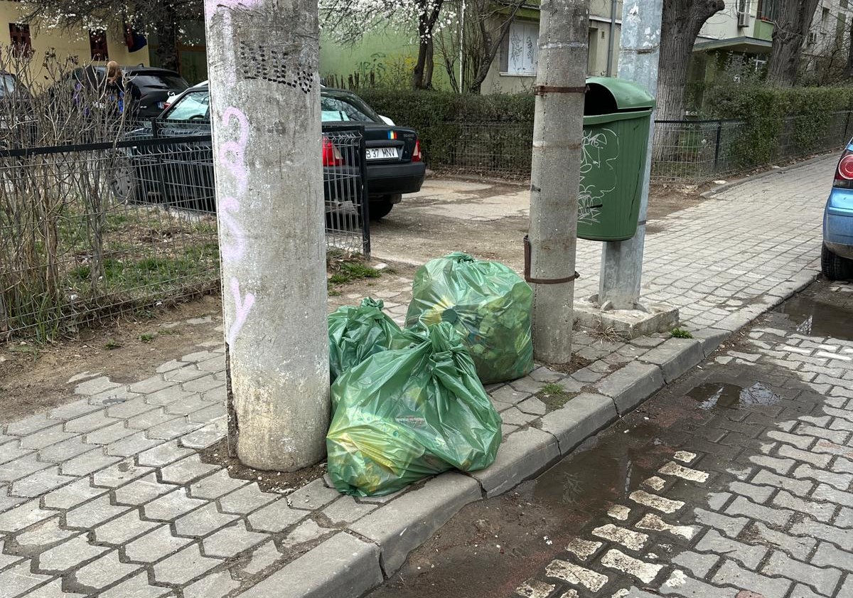 Ciolacu: M-am plimbat prin Sectorul 1, după provocarea doamnei Armand. Sacii de gunoi stau de zile întregi pe străzi