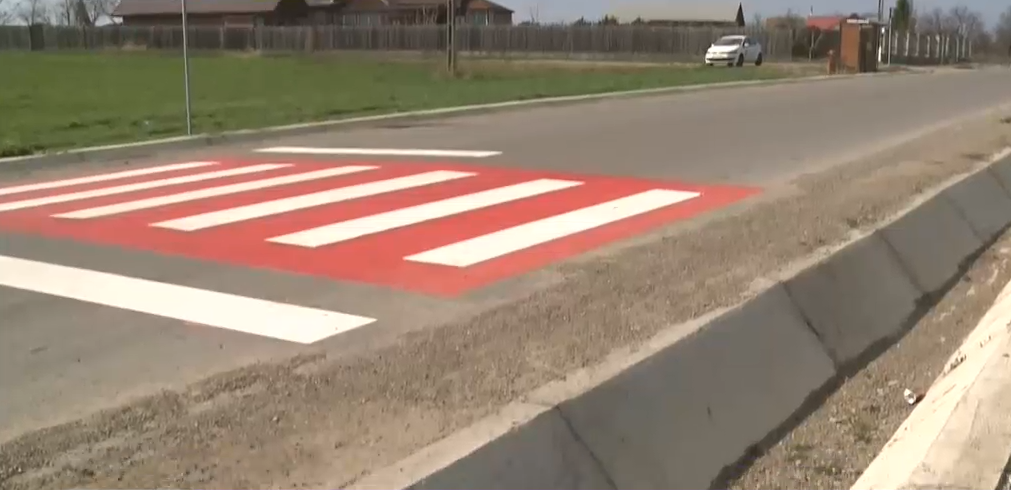 VIDEO Trecere de pietoni între două terenuri agricole. „Cineva o să traverseze și o sa intre într-un lan de porumb”