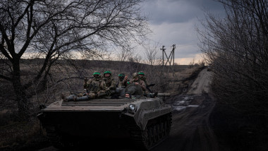 Ukrainian forces prepare before deployment in Chasiv Yar