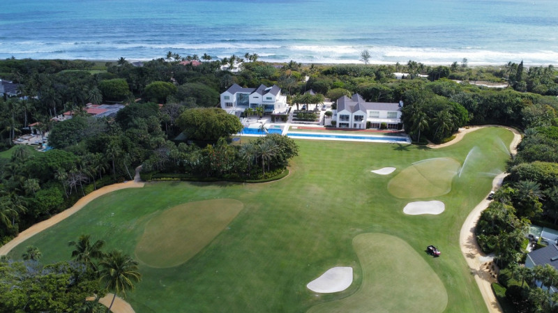 General Views Of Tiger Woods' Jupiter Island Mansion