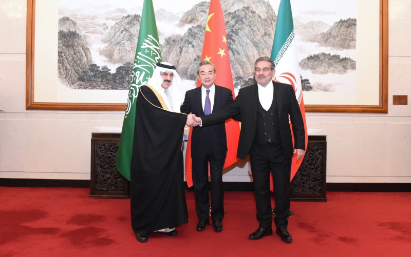 CHINA BEIJING WANG YI SAUDI ARABIA IRAN TALKS (CN)