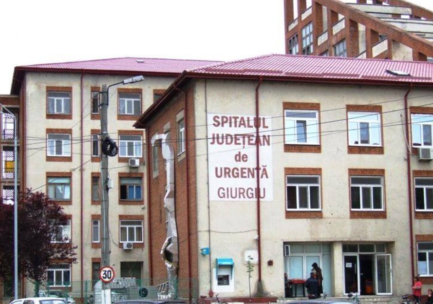 Un bărbat internat la secția ATI a Spitalului Județean Giurgiu a murit, după ce s-a înjunghiat cu un briceag în piept