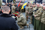 Memorial service for Dmytro Kotsiubailo in Kyiv, Ukraine - 10 Mar 2023