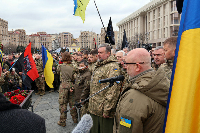 Non Exclusive: Memorial service for Dmytro Kotsiubailo in Kyiv