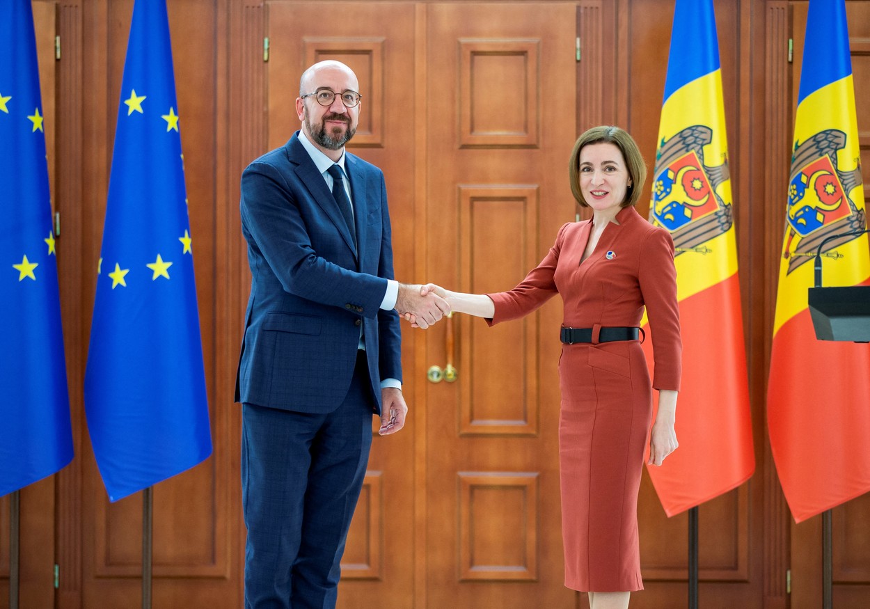 Maia Sandu și Charles Michel au discutat despre integrarea europeană a Republicii Moldova