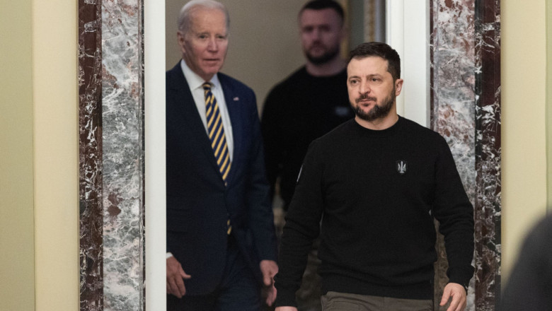 Întâlnire între Joe Biden și Volodimir Zelenski