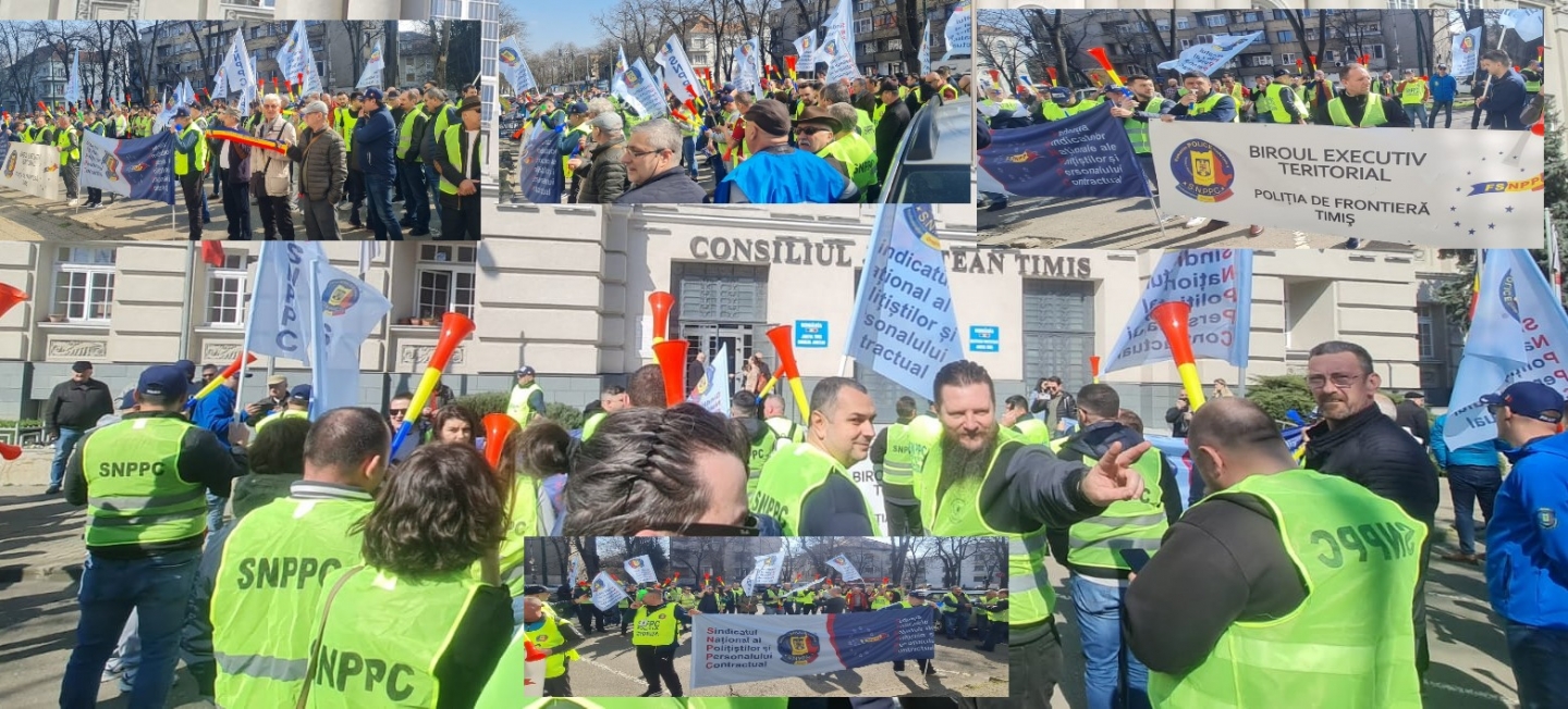 Polițiști și pensionari militari protestează în București. Sunt nemulțumiți de pensii și cer excluderea rezerviștilor din PNRR