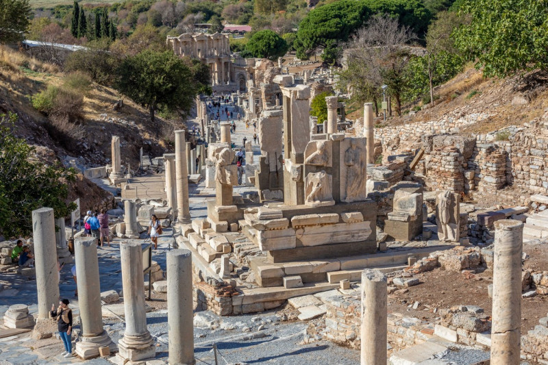 Ephesus ancient city in Izmir, Turkey