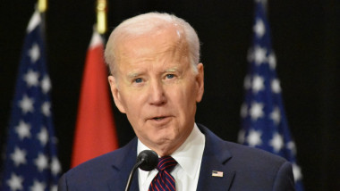 Joe Biden, președintele SUA, susține o conferință în Canada, pe 24 martie 2023.