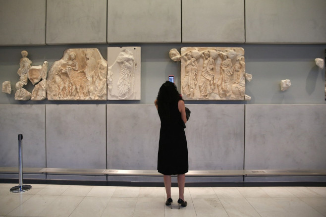 Athens-Reunification ceremony for three Parthenon fragments