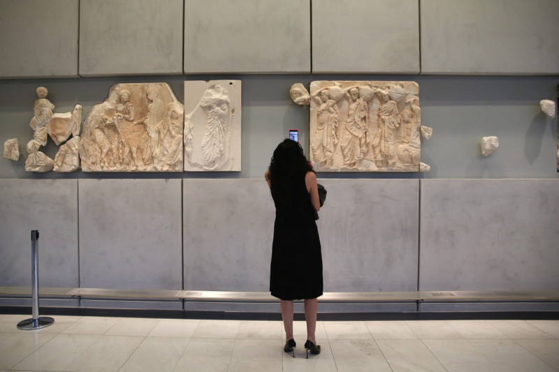 Athens-Reunification ceremony for three Parthenon fragments