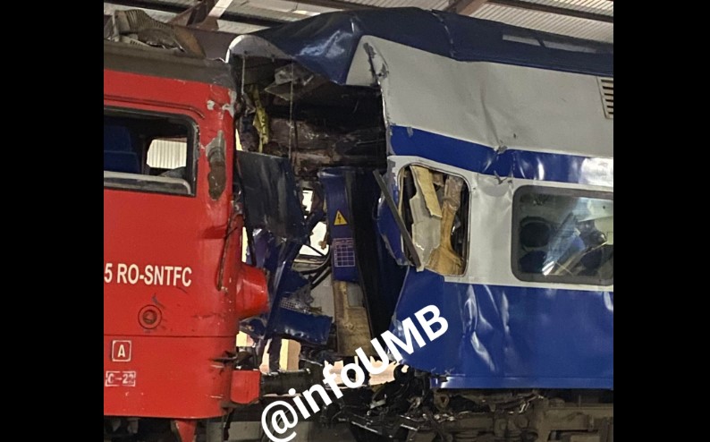 Accident feroviar grav în gara din Galați: Patru răniți, doi în stare gravă