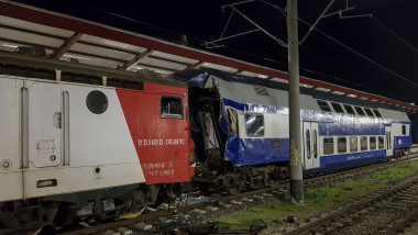 Accident feroviar grav în gara din Galați
