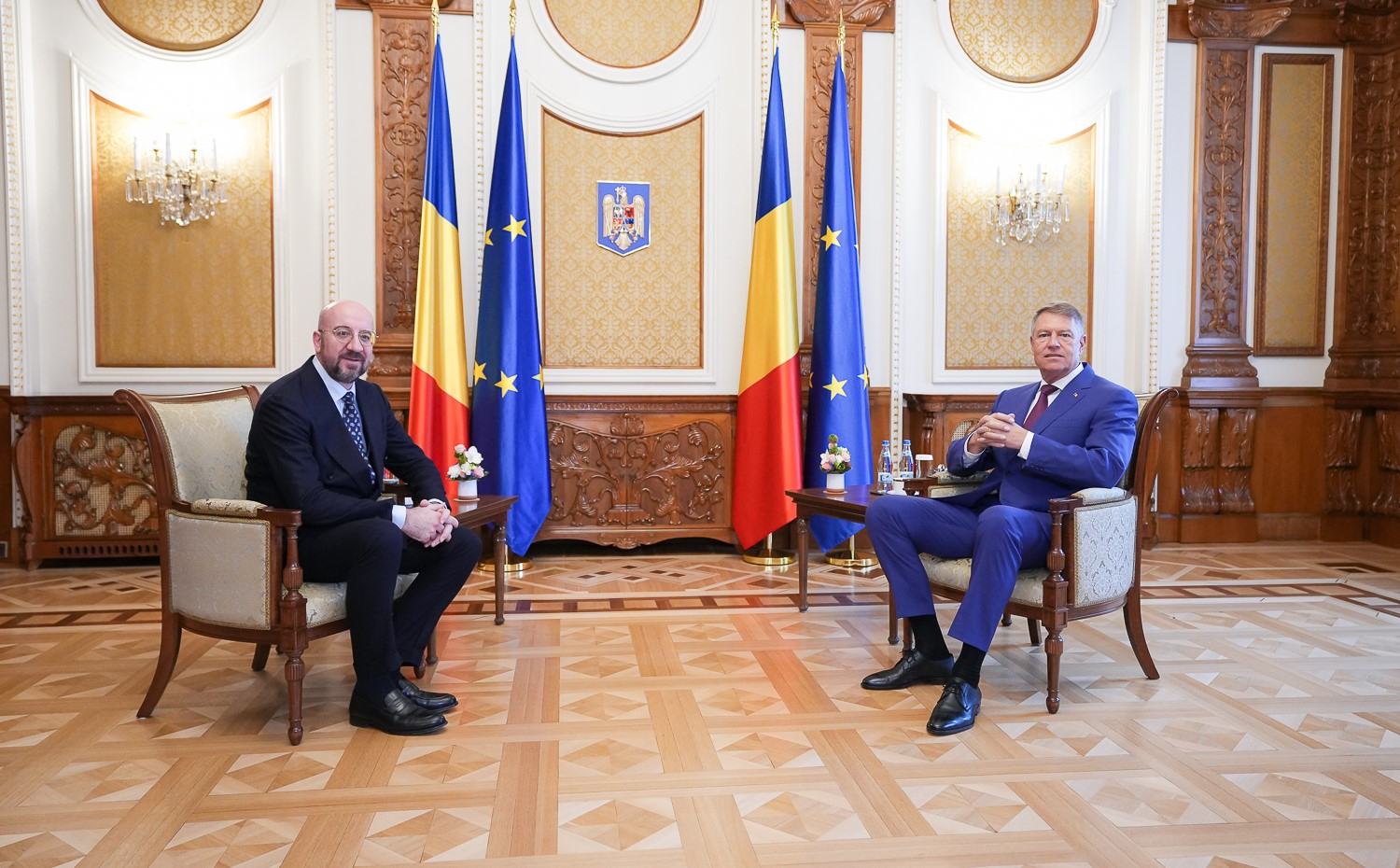Avertismentul lui Iohannis după întâlnirea cu Charles Michel: „Acțiunea destabilizatoare a Federației Ruse nu se limitează la Ucraina”