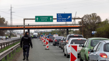 masini la punct de trecere a frontierei in bulgaria