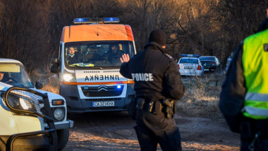 Polițiști intervin la un caz în Bulgaria.