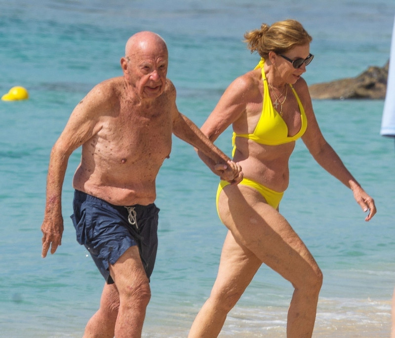 *PREMIUM-EXCLUSIVE* *MUST CALL FOR PRICING BEFORE USAGE* *PICTURES TAKEN ON 12/01/2023* 92-year old Billionaire Media Mogul Rupert Murdoch has revealed he is engaged to his girlfriend, 66-year old Ann Lesley Smith.