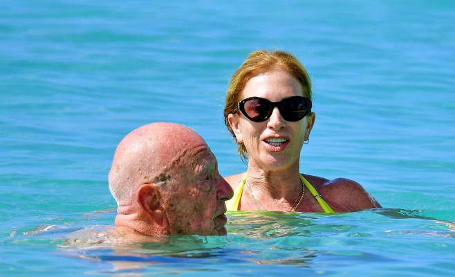 *PREMIUM-EXCLUSIVE* *MUST CALL FOR PRICING BEFORE USAGE* *PICTURES TAKEN ON 12/01/2023* 92-year old Billionaire Media Mogul Rupert Murdoch has revealed he is engaged to his girlfriend, 66-year old Ann Lesley Smith.
