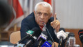 Petre Daea, ministrul Agriculturii, face declarații de presă la sediul ministerului din București pe 4 august 2022.