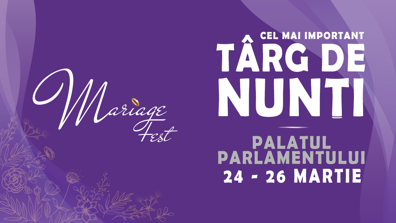 Acces GRATUIT la ULTIMUL târg de nunți al sezonului