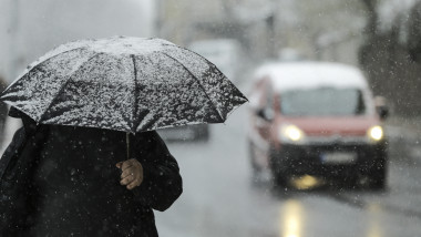 Snow on April in Sarajevo