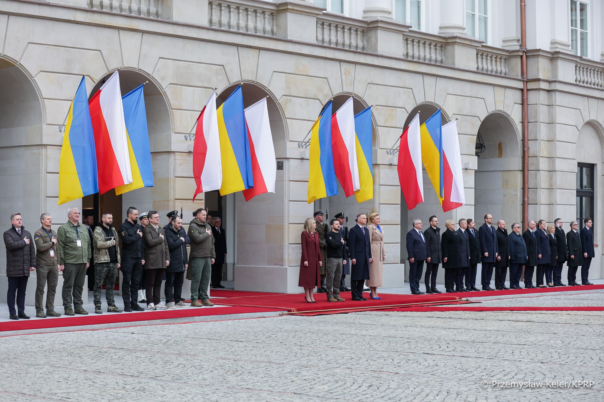 Zelenski, primit de președintele Poloniei. Rusia are 15 nave în Marea Neagră, dintre care 6 purtătoare de rachete Kalibr