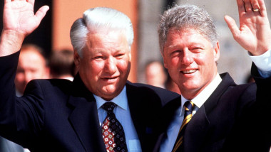 Boris Elțîn și Bill Clinton