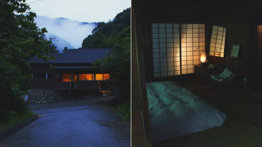 O casă fantomă din Japonia transformată într-o pensiune