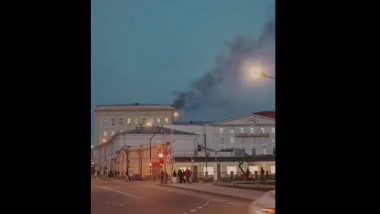 Incendiu la Ministerul Apărării din Moscova